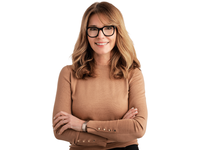 Croatian translation services, Close-up of an attractive middle aged woman smiling and looking at camera. 