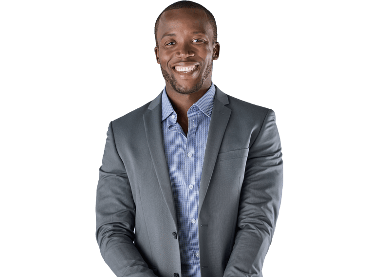 Lingala translation services, Portrait of a successful confident african businessman professional in a smart formal suit