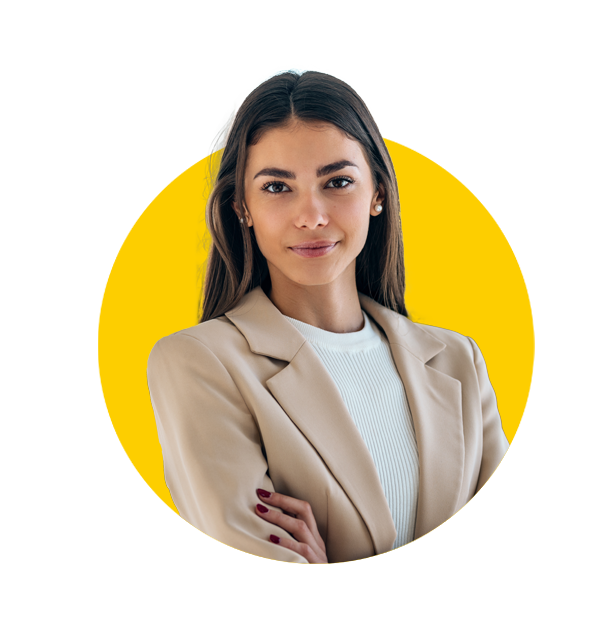 Professional pharmaceutical translation services By Absolute translations, Portrait of beautiful young business woman standing while smiling looking at camera in the office