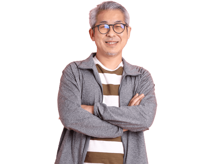 Uzbek translation Expert in gray jacket