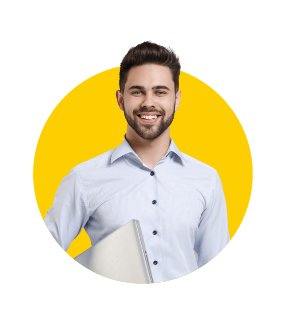 Articles of associations translations uk, Achievement career wealth business concept. Mock up copy space. Hold laptop pc computer