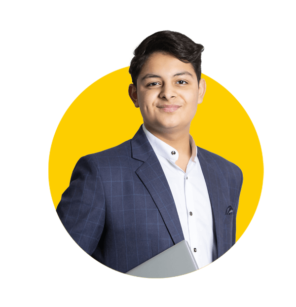 Assame translations UK, Portrait of young confident Indian teenager boy wearing suit holding laptop.