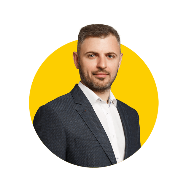 Austrin german translations UK, Handsome successful confident young business man in classic black suit.