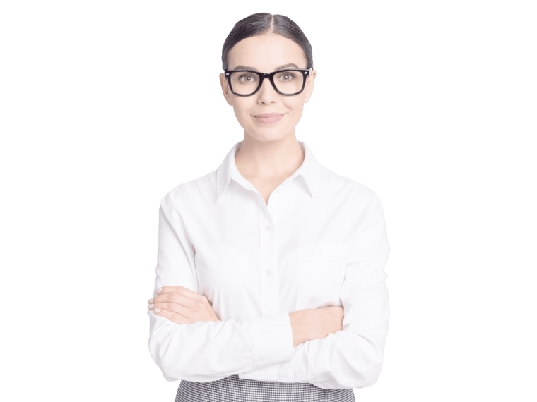 Certified Criminal Record Translation Services – Professional woman in business attire.
