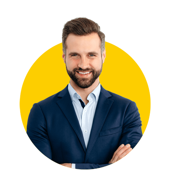 Financial translations uk, Beautiful smiling business woman isolated white background.