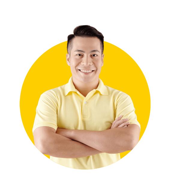 Nepali translation services by Absolute Translations, confident adult Asian businessman in formal suit with arms crossed.