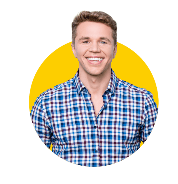 Shipping translations uk, Portrait of attractive confident thoughtful self-assured pondering pensive with shiny beaming smile.