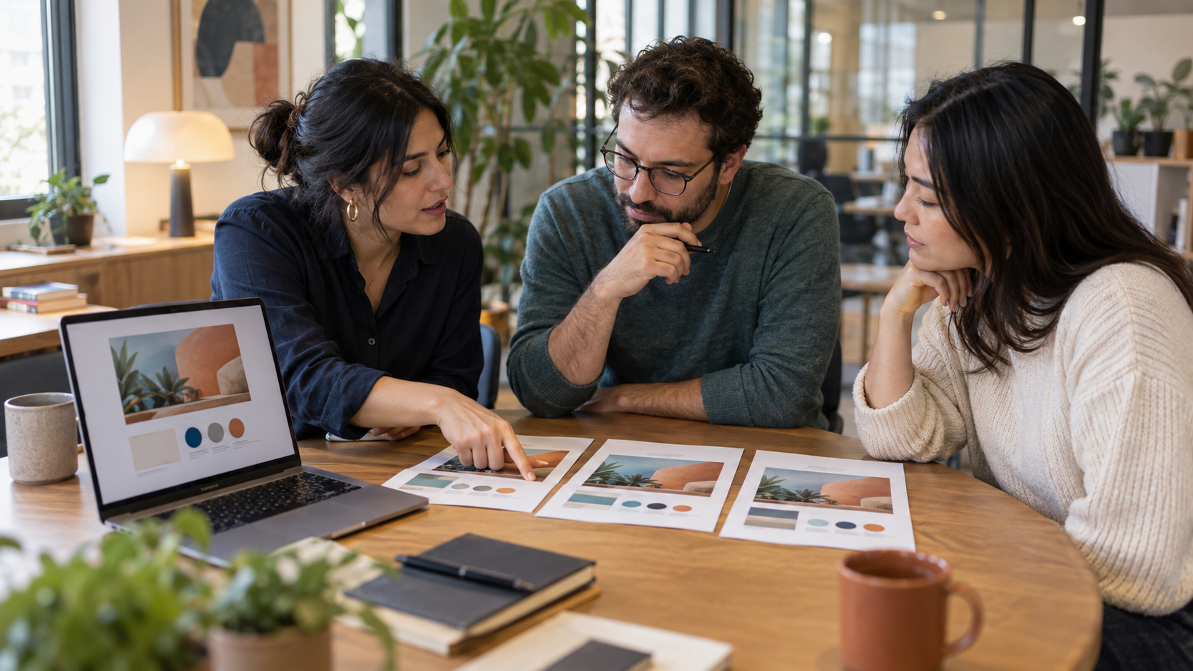 Localisation team comparing regional versions of Spanish content. Reviewing Spanish Content for Different Markets