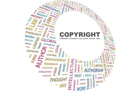 Copyright Translation Circle Symbol Words