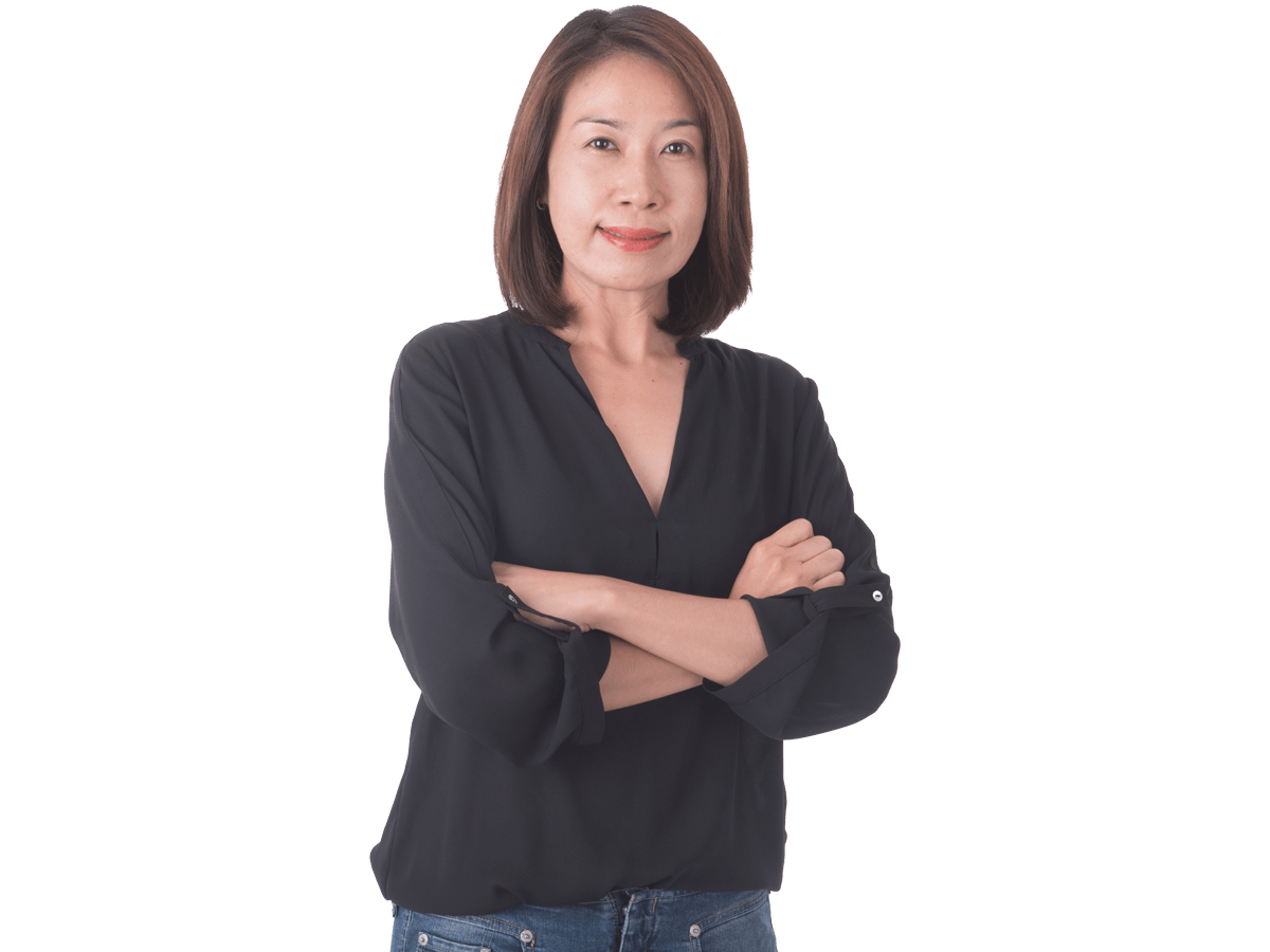 Tagalog translation Professional in Black blouse